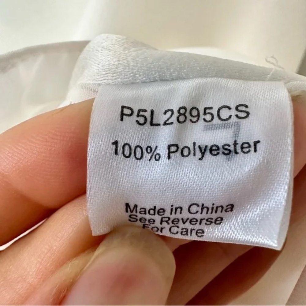 Parker Riviera Lace-Up Sides White Dress Keyhole Neck - Picture 15 of 15